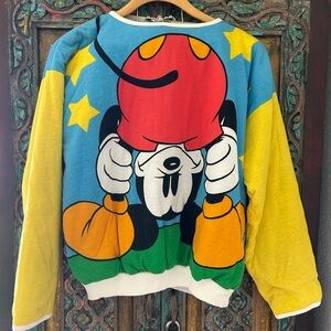 RARE - 1980’s Official J.G. Hook Disney Reversible Puffy Mickey Mouse Sweatshirt